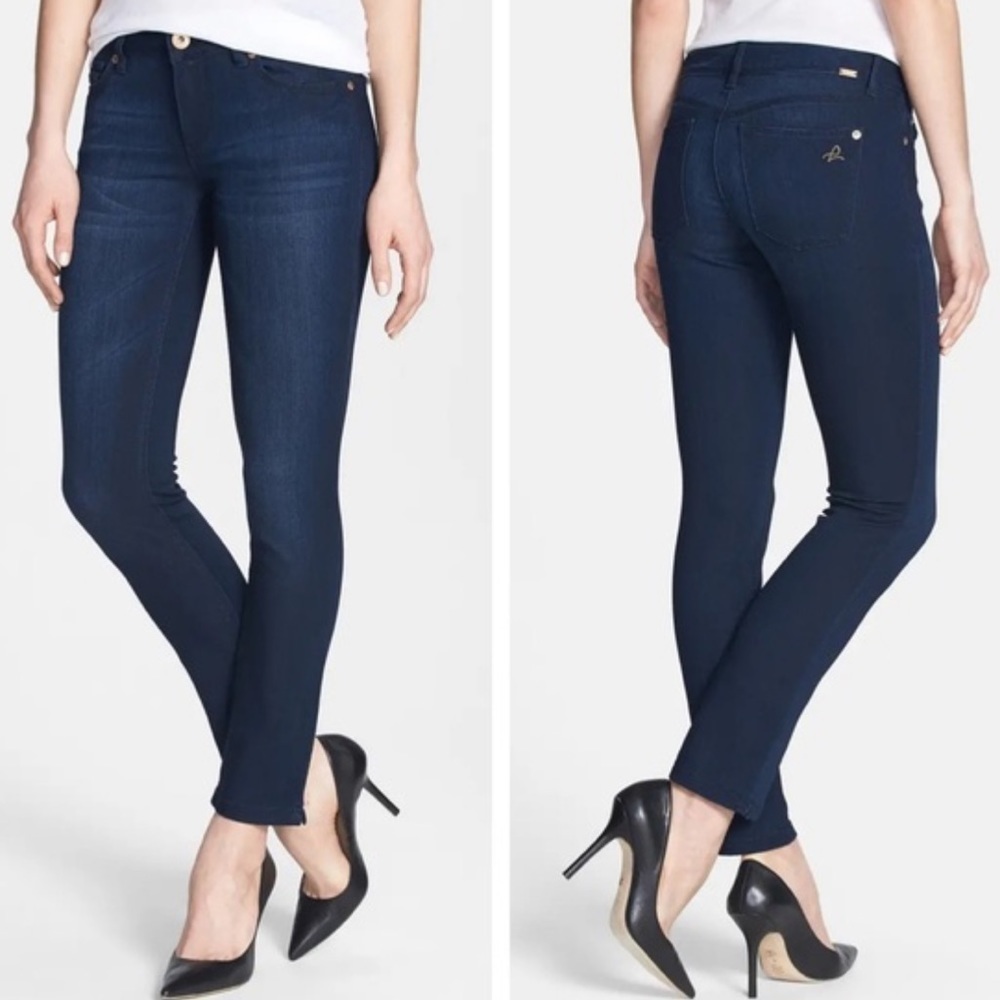 DL1961 Angel Skinny Dark Wash Jeans in Berlin. Size 27x27‎